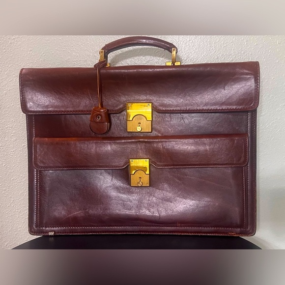 Renwick Other - Vintage Renwick Verona Oxhide Leather Briefcase Lawyer Professional Office